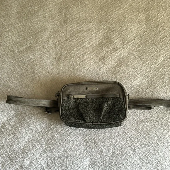Baggallini Grey Adjustable‎ Crossbody Bag Purse - Picture 6 of 6